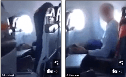 Another Passenger Caught Watching P0rn And Masturbating During Flight (Video)