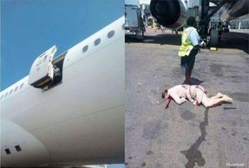 Air Hostess Commits Suicide By Jumping Out Of A Plane Inside Airport (Photo)