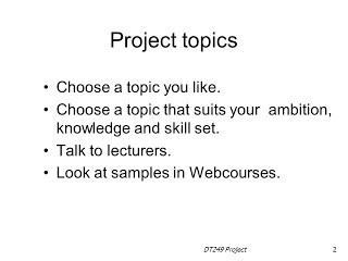 Things To Consider Before Choosing Your Final Year Project Topic