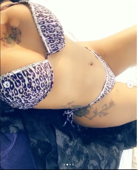 Toyin Lawani Strips Down To Nothing But Underwear In New Photos