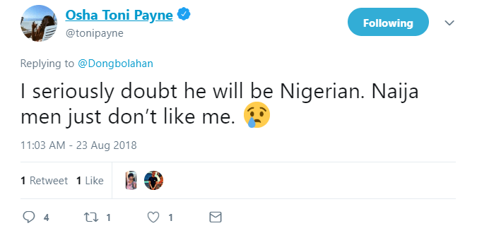 “Naija men just don’t like me” – 9ice’s ex-wife, Toni Payne cries out
