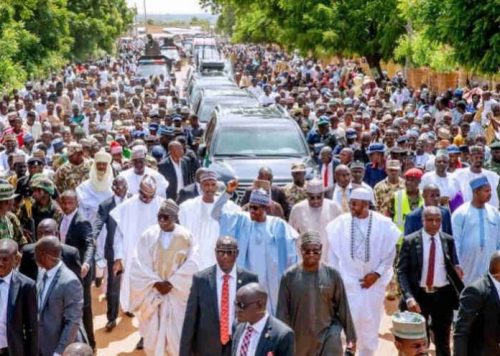 President Buhari: Why I opted to trek long distance during Sallah