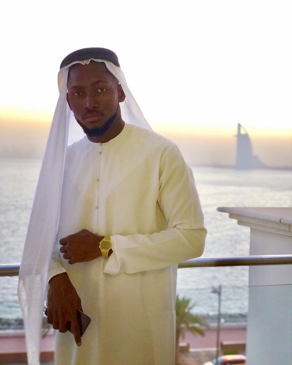 BBNaija Winner Miracle Looks Dope In Arab Attire As He Storm Dubai