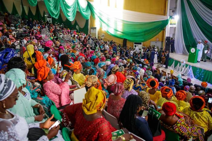 1 President Buhari at the Women Political Aspirants Advocacy Summit in Abuja on 30th Aug 2018