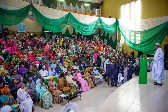 5 President Buhari at the Women Political Aspirants Advocacy Summit in Abuja on 30th Aug 2018