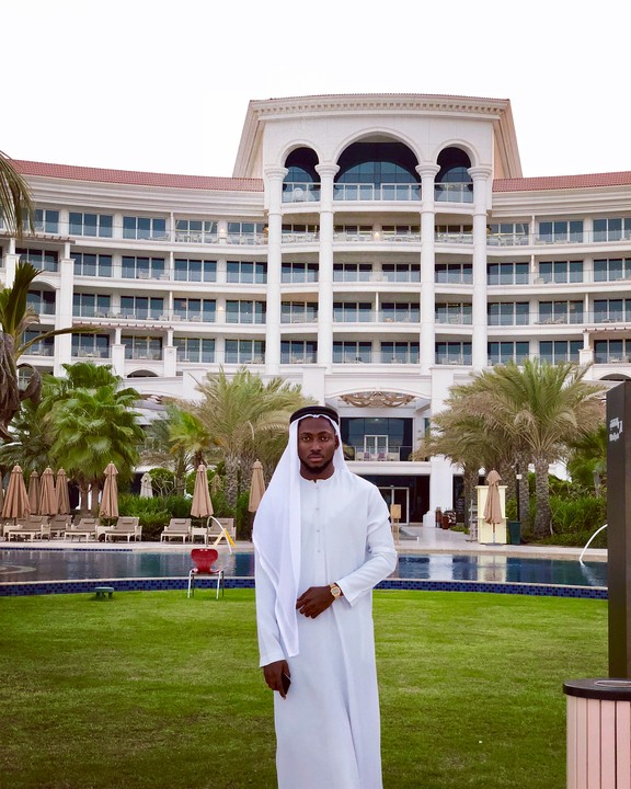 BBNaija Winner Miracle Looks Dope In Arab Attire As He Storm Dubai