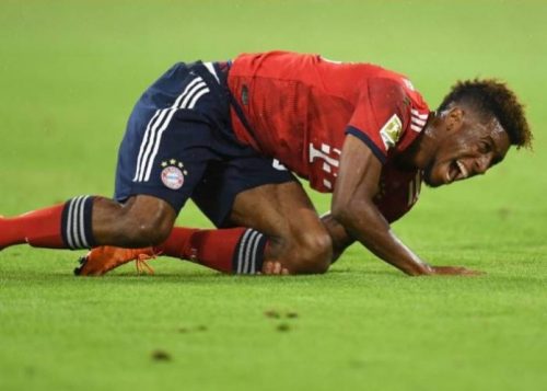 Bayern Munich star Kingsley Coman out for weeks after ankle injury