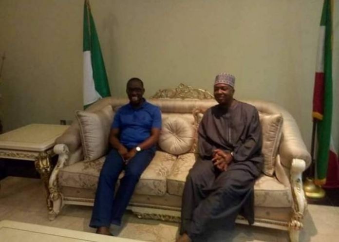Senate President Bukola Saraki visited Ifeanyi Okowa, governor of Delta state, on Saturday.