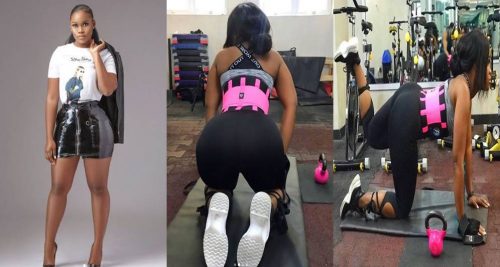 Cee-C Show Us What Tobi Bakare Is Missing as She Puts Her A$$ And Stunning Curves On Display (Hot Photos)