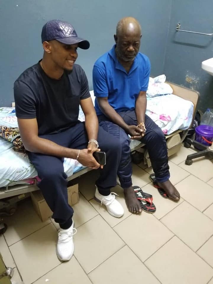 Heartbreaking! See What Samuel Eto’o Did For Former Player After Becoming Homeless (Photos)