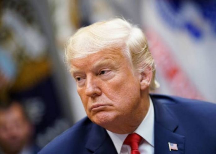 US President Donald Trump speaks during an event to announces a grant for drug-free communities support program, in the Roosevelt Room of the White House in Washington, DC, on August 29, 2018. - AFP PHOTO - MANDEL NGAN