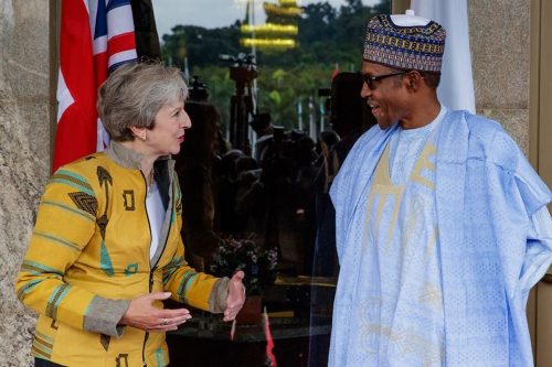 See The Promise Buhari Just Made To Theresa May About The 2019 Election