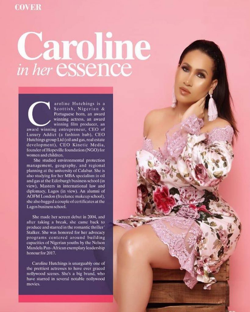 Caroline Danjuma is the Cover Star for latest issue of The Celebrity Shoot Magazine PHOTOS