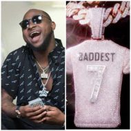 Baddest!! Davido Gets New Ice Neck-piece From Icebox With The Number “7” Crested On It (See photos)