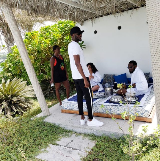 Photos: Dbanj And His Wife All Boo’d Up As They Enjoy Romantic Vacation