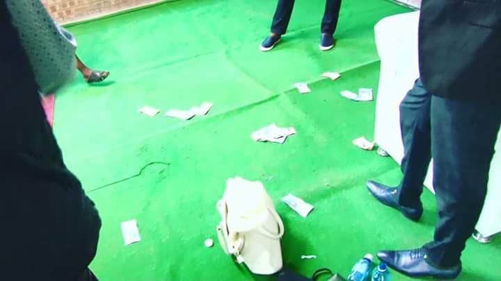 Nigerian Pastor Vomits Miracle Money During Service