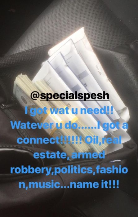 Davido’s Hypeman, Special Spesh Says He Has Connection For Those Into Armed Robbery… (Screenshot)