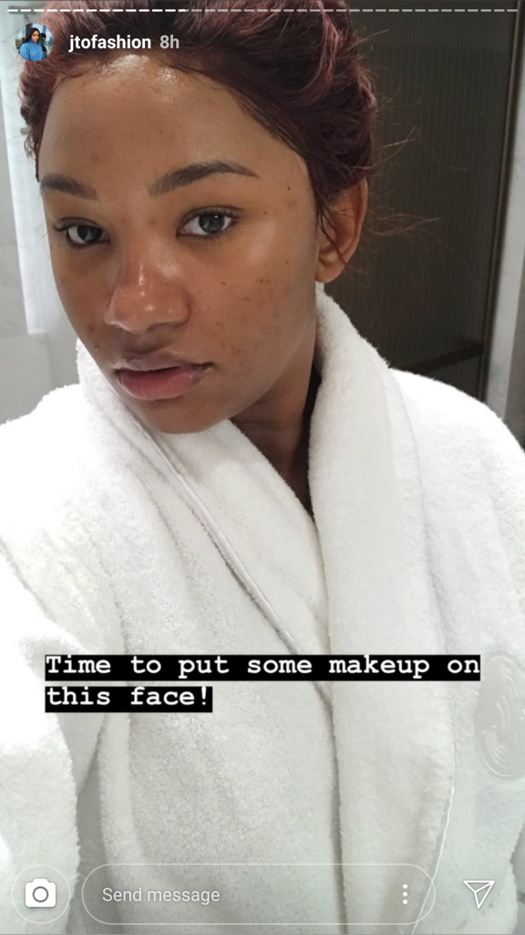 Checkout Temi Otedola Before And After Makeup
