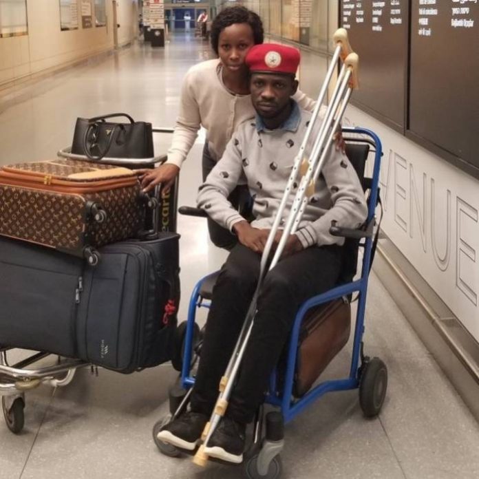 Bobi Wine lands in USA for medical treatment