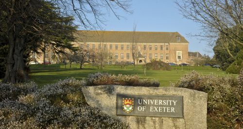 CSM Trust Scholarship at University of Exeter in UK, 2019