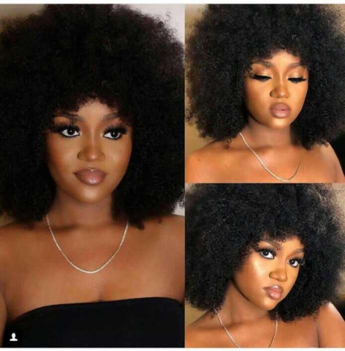 Davido’s Girlfriend, Chioma Rocks Afro Hairstyle In New Photos