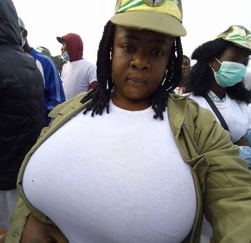Female Youth Corper Shakes The Internet With Her Massive Bo-obs, You’ve Not Seen This Before