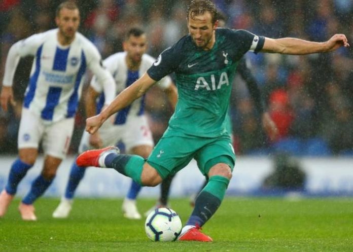 Harry Kane scores from the spot. GETTY IMAGES