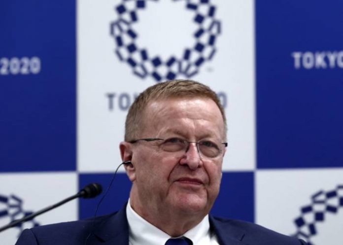 International Olympic Committee (IOC) vice president and chairman of the Coordination Commission for Tokyo 2020, John Coates speaks during a press conference in Tokyo on September 12, 2018. The International Olympic Committee (IOC) threw its weight behind calls by Japanese organisers to implement daylight savings time at the 2020 Tokyo Olympics as concerns mount over athlete safety. / AFP PHOTO / Behrouz MEHRI