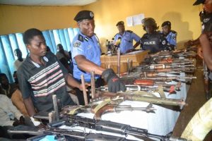In Pictures: Police parade robbers, cattle rustlers in Kaduna