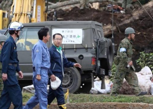Japan PM visits quake-hit Hokkaido as toll rises to 42