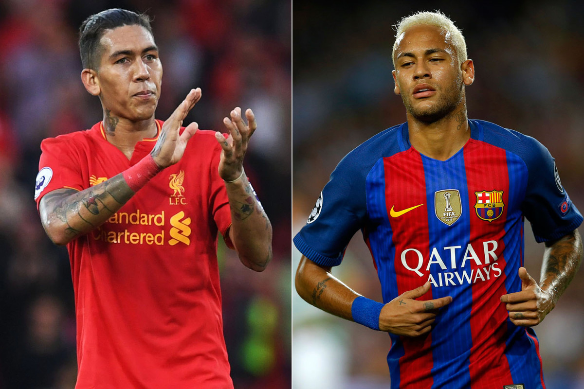Image result for firmino and neymar