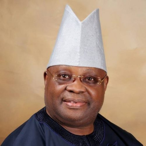 Osun guber: PDP's Ademola Adeleke votes in Ede