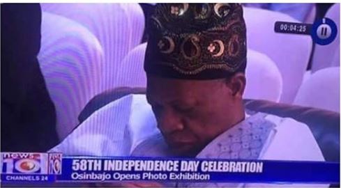 Photo Of Lai Mohammed Sleeping On Live TV During Independence Day Meeting Hits The Internet (SEE)