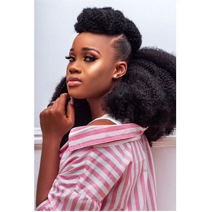 Photos: Cee-C Gives Different Styles To Her Afro Kinky