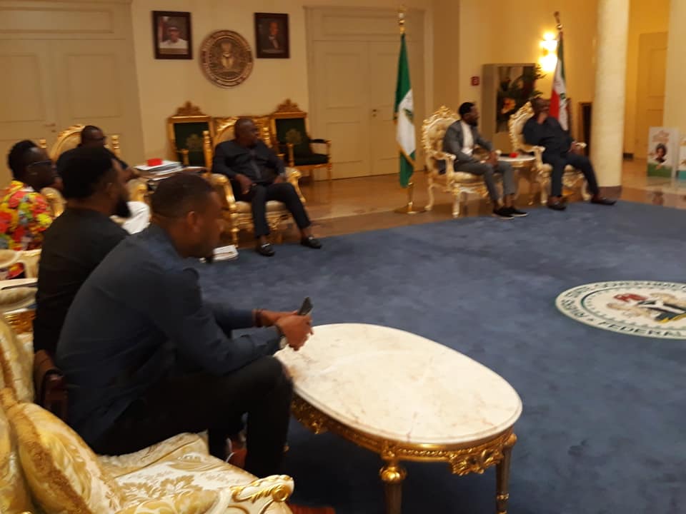 Photos: Gov Wike Hosts D’Banj And Duncan Mighty At Rivers Government House