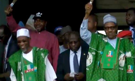 President Buhari Hits Osun for APC Mega Rally in Support of Oyetola