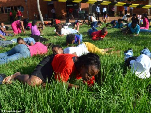 South African Pastor Command Members To Eat Grass So They Can Become Rich (Photos)
