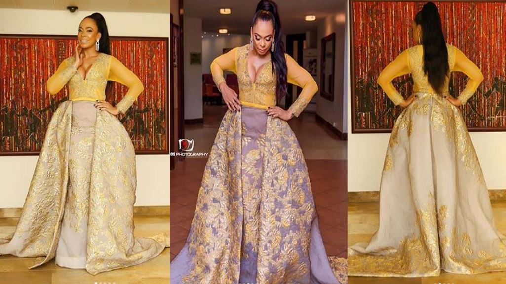 Tboss Top List Of Worst Dressed Celebrities At AMVCA 2018… See Her Hilarious Reaction (Photos)