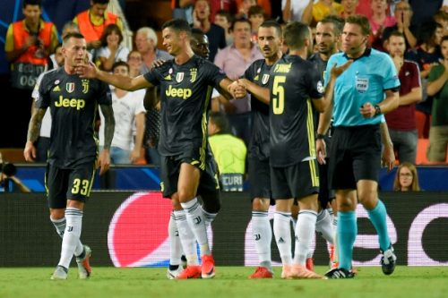 UCL: Ronaldo Sent Off As Juventus Beat Valencia;  United Bayern Win, Lyon Stun City