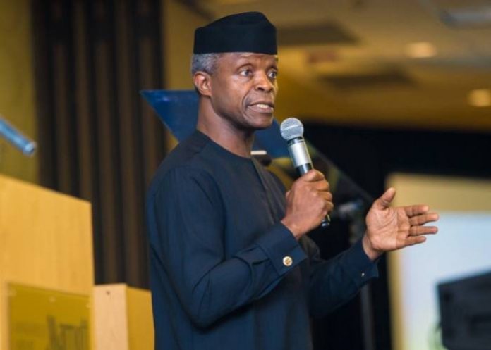 The Vice President, Prof. Yemi Osinbajo, on Friday attended the funeral service of late Pastor Oluwayemisi Adeloye of the Redeemed Christian Church of God (RCCG).