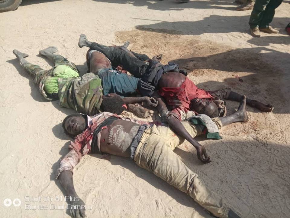 4 Boko Haram Members Gunned Down During Firefight With Nigerian Troops (Photos)