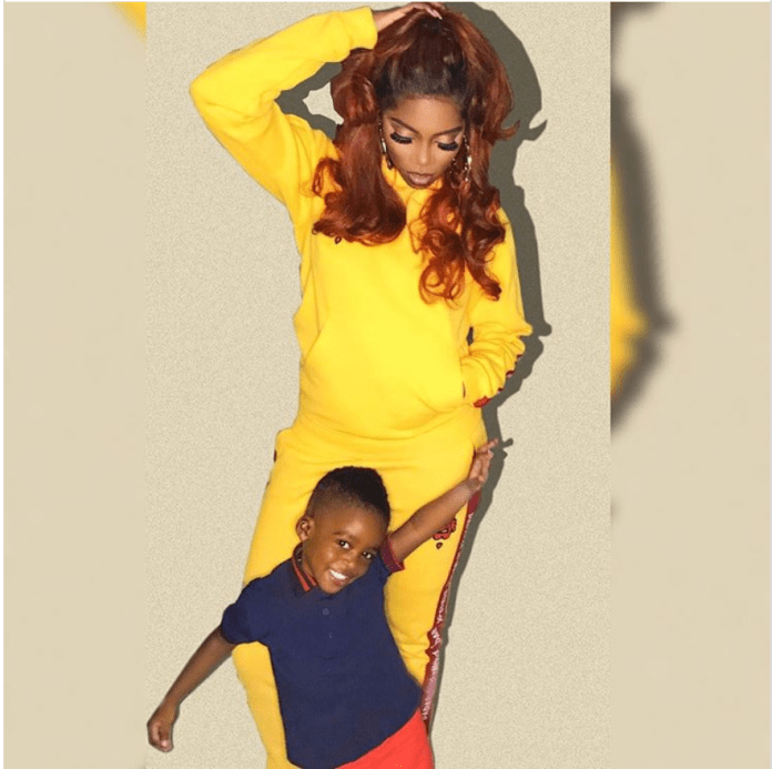 Photos Of Tiwa Savage And Her Son JamJam