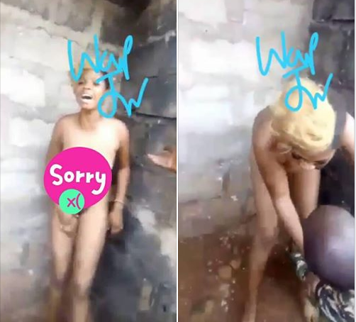 Police Parade Native Doctor, Men Who Tortured Lady Over Missing iPhone (Watch Video + Photos)