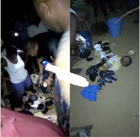 Panties, Charms Recovered As 3 Ladies Are Nabbed While Performing Rituals at 2a.m (Photos)