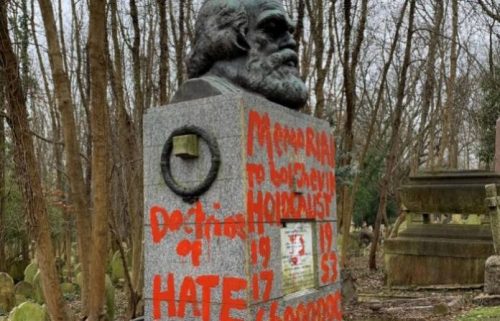 Tomb of popular philosopher Karl Marx vandalised again