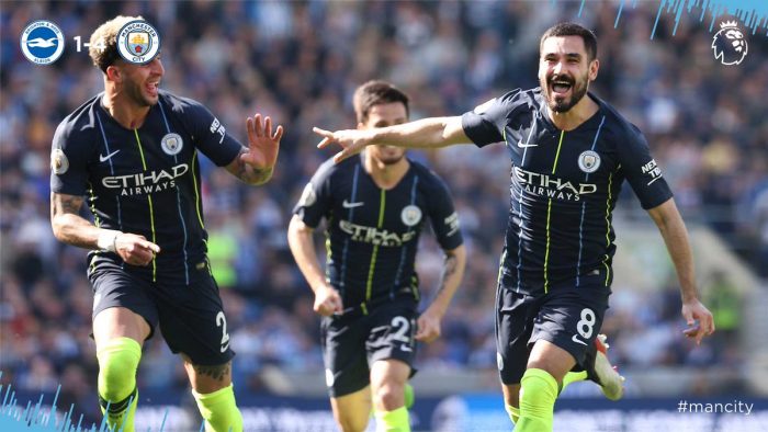 Brighton vs Manchester City 1-4 Highlights And Goals