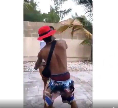 Video Of Wizkid Smashing Tiwa Savage's Butt/Ass